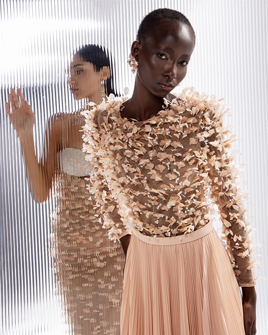 Close-up editorial beauty image