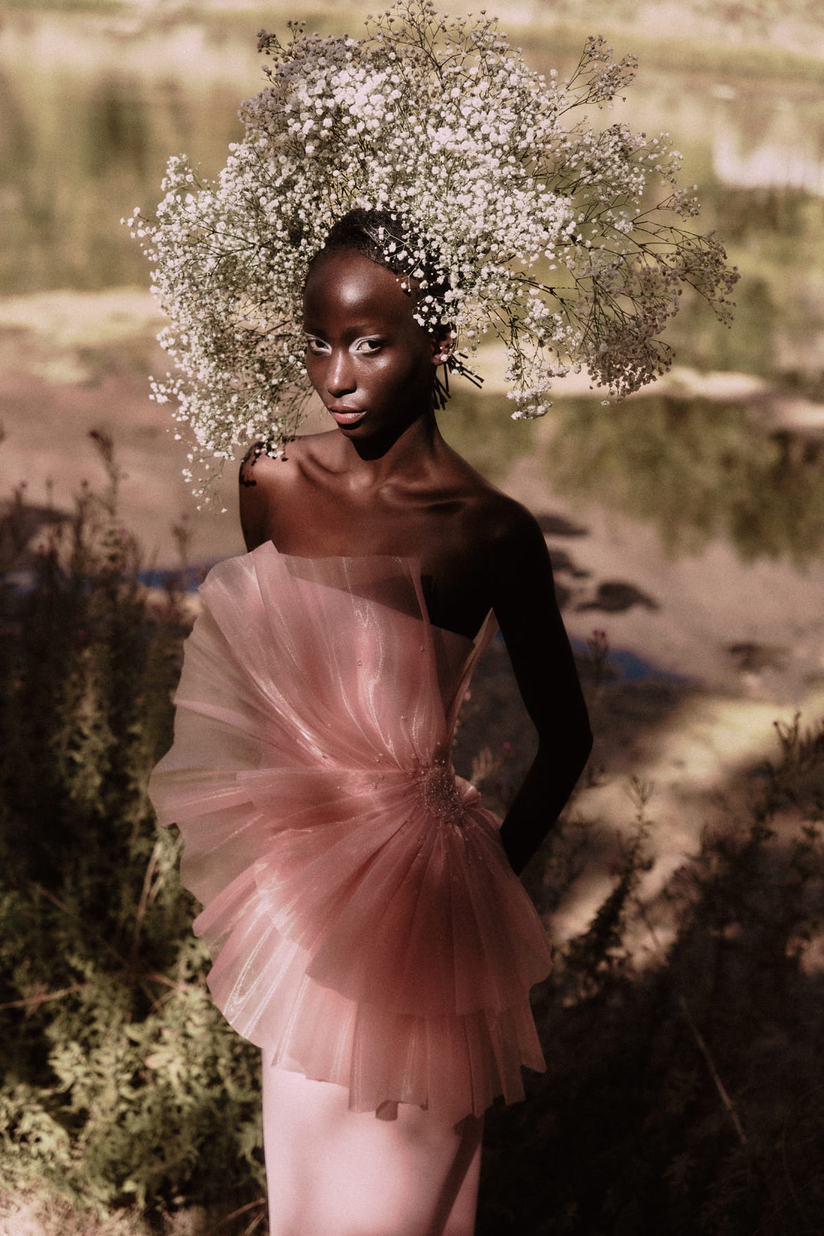 Close-up editorial beauty image
