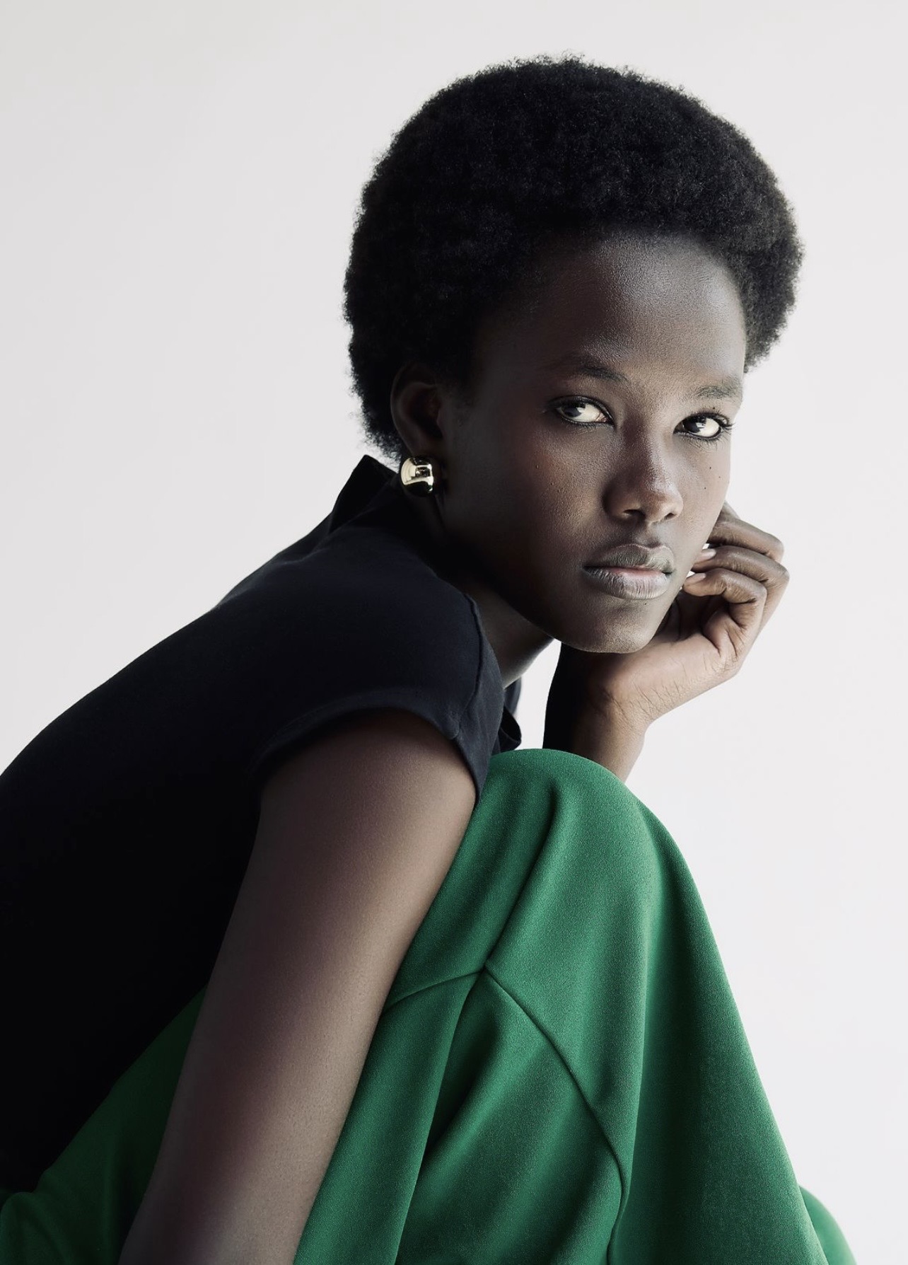 Close-up editorial beauty image