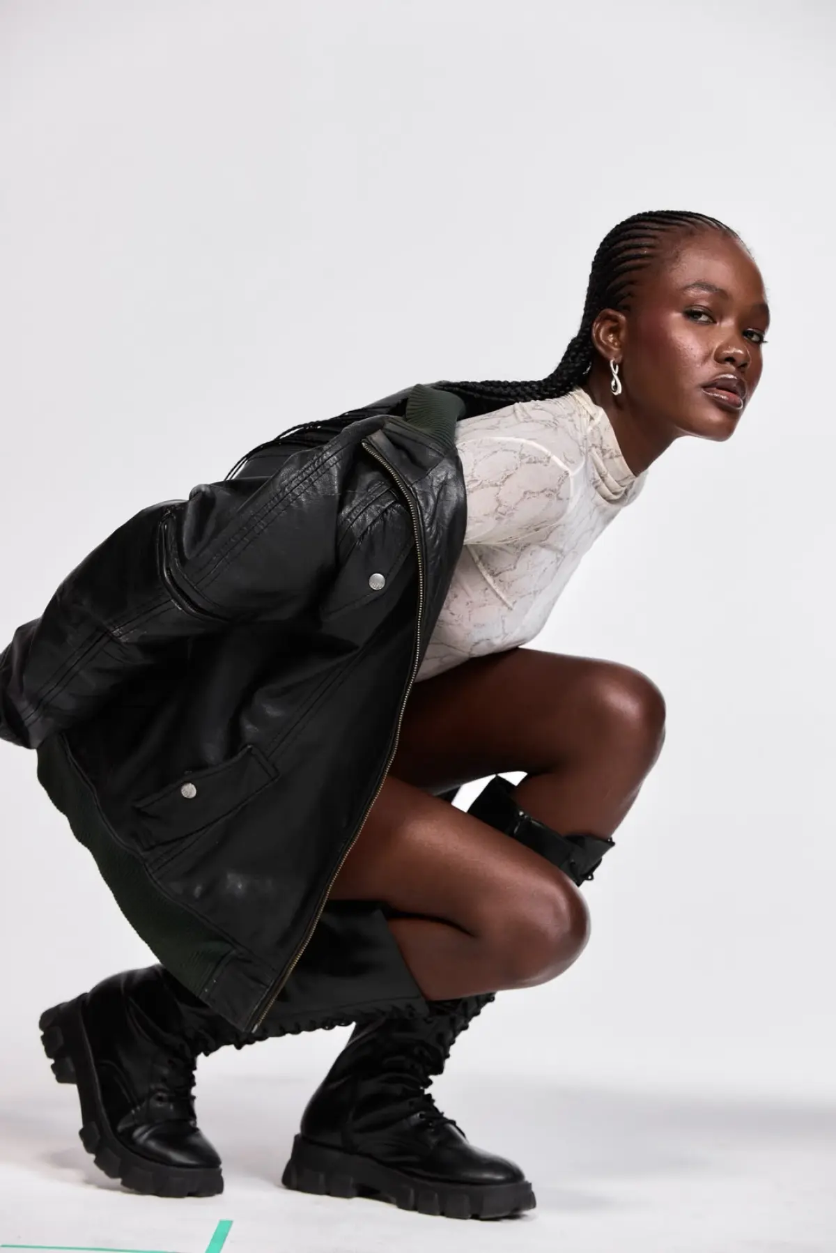 Close-up editorial beauty image