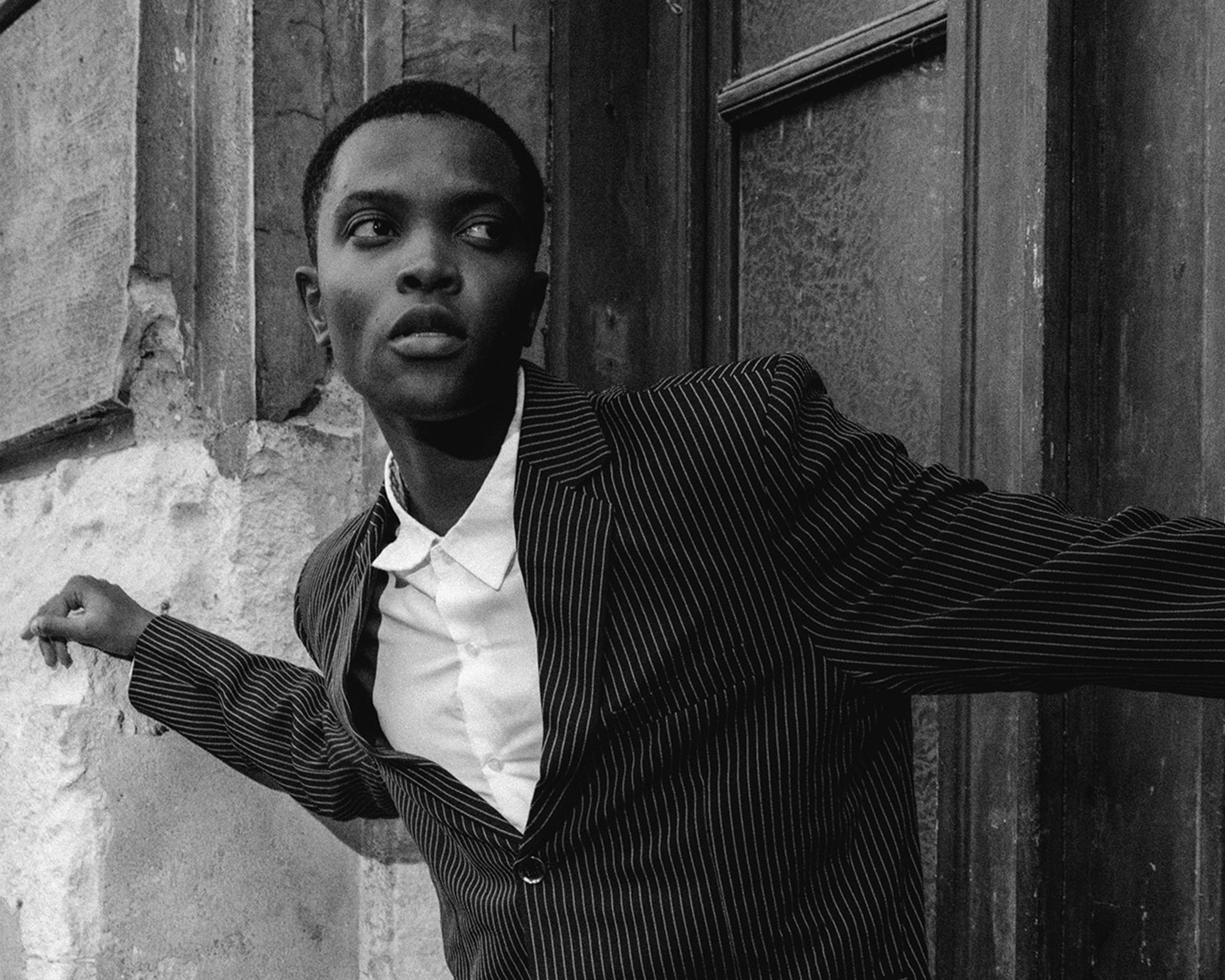 Editorial fashion photography — model in elegant attire