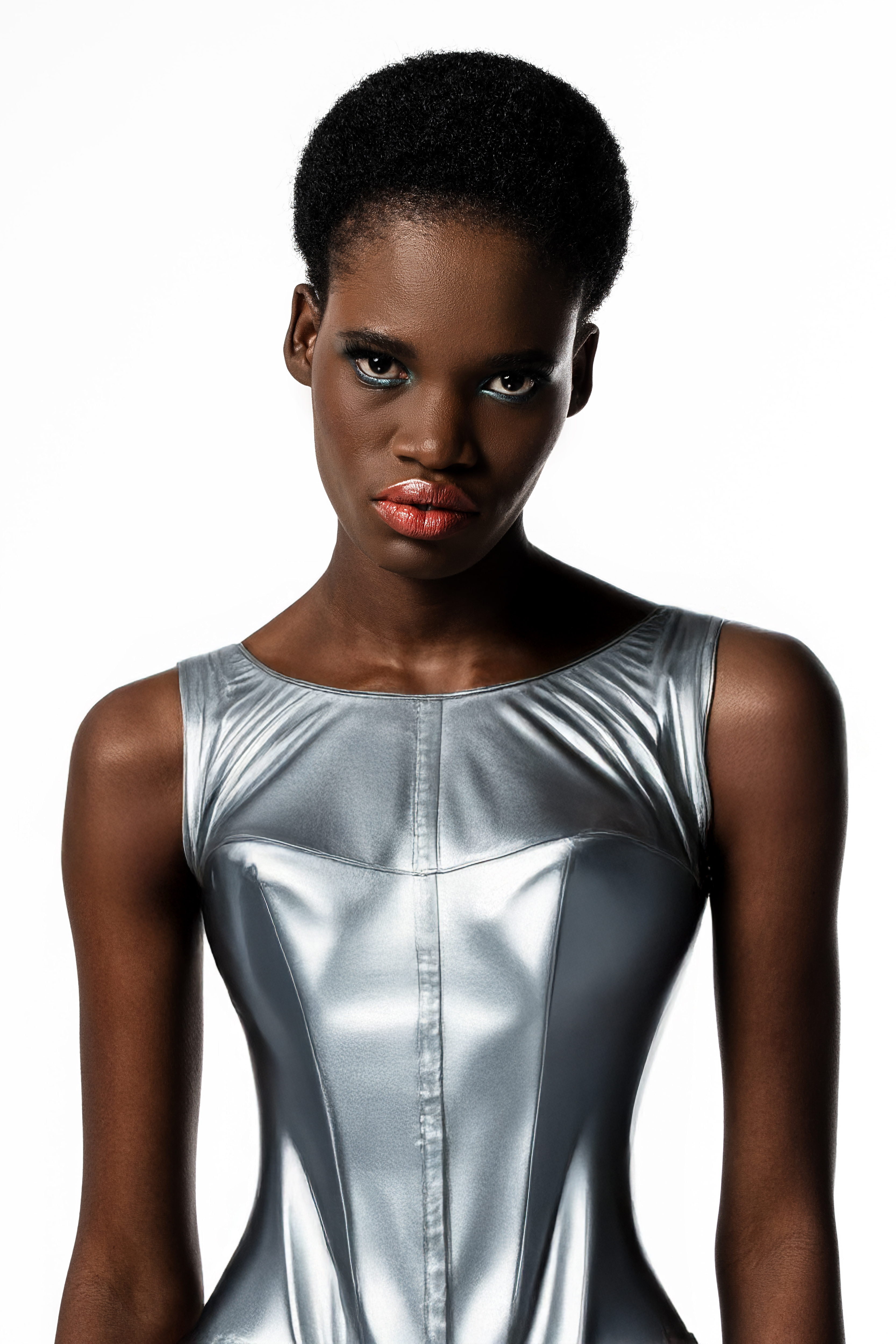 Amina Kabore in an editorial portrait